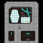 Vocaloid Hatsune Miku Officially Authorized Chess Series Daily Crossbody Bag